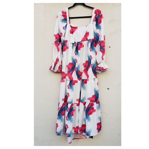 The Lulo Project Zanzibar Print Maxi Dress - Picture 7 of 12